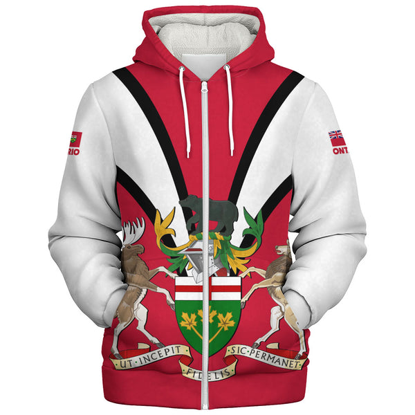 Ontario Sherpa Hoodie Proud Provinces Collection