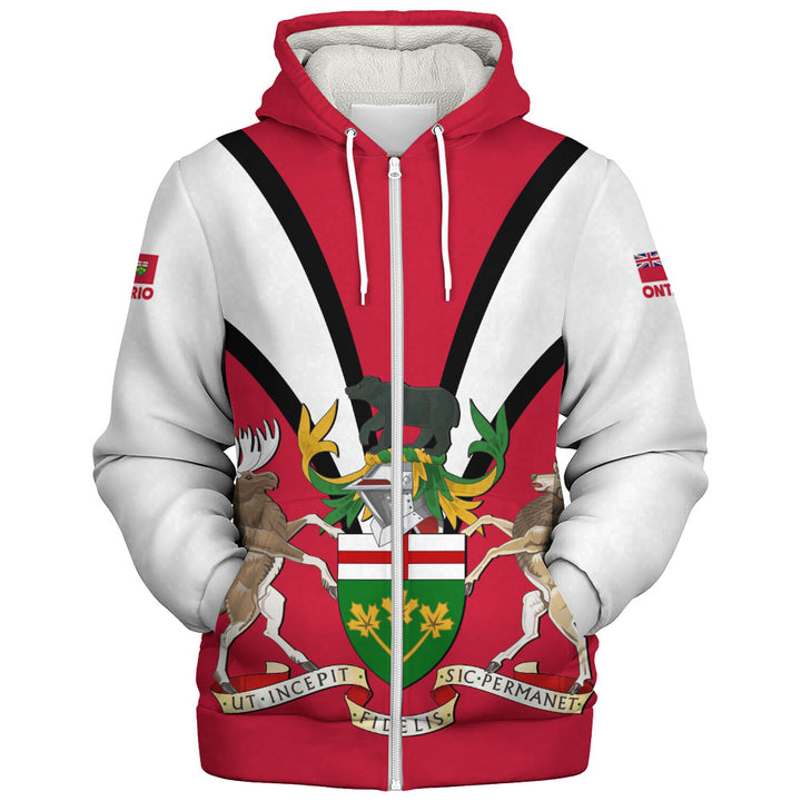 Ontario Sherpa Hoodie Proud Provinces Collection