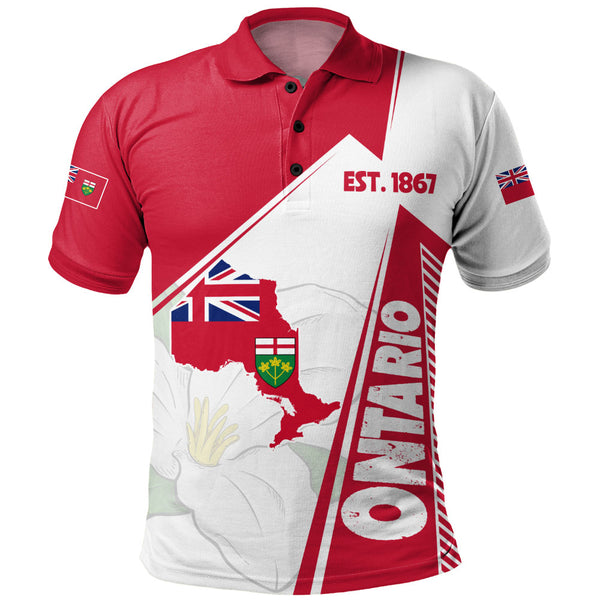 Ontario Polo Shirt United Provinces & Territories