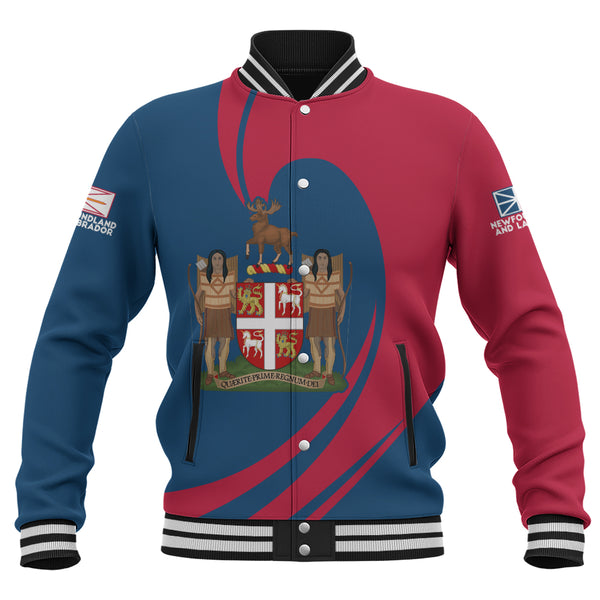 Newfoundland & Labrador Baseball Jacket Legacy Of The Noble Spirit