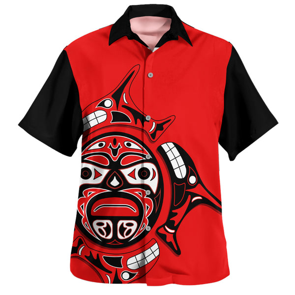 Canada Bowling Shirt Echoes Of The Sun Indigenous Pride