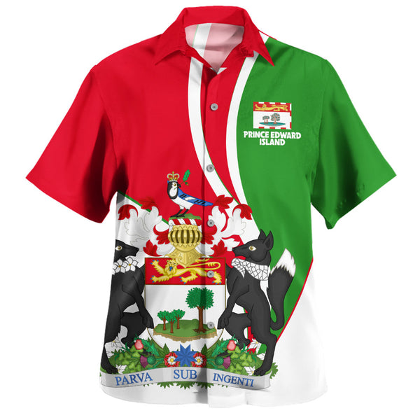 Prince Edward Island Bowling Shirt Heritage Pride Of The North
