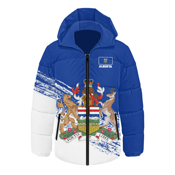 Alberta Hooded Padded Jacket Pride Of The Provinces