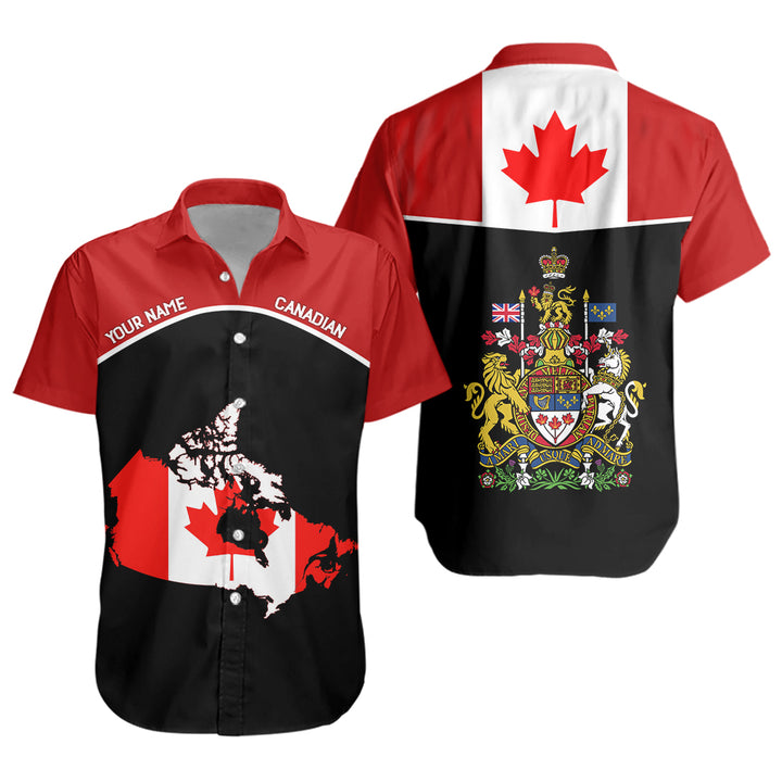 Canada Short Sleeve Shirt Red North Classic Canadian Heritage Wear