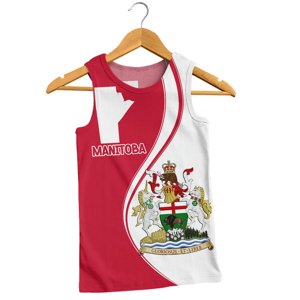Manitoba Tank Top Canada Territories Pride