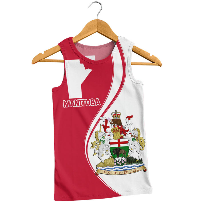 Manitoba Tank Top Canada Territories Pride