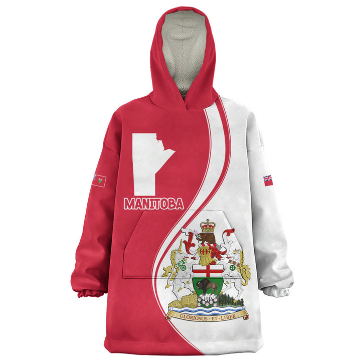 Manitoba Snug Hoodie Canada Territories Pride