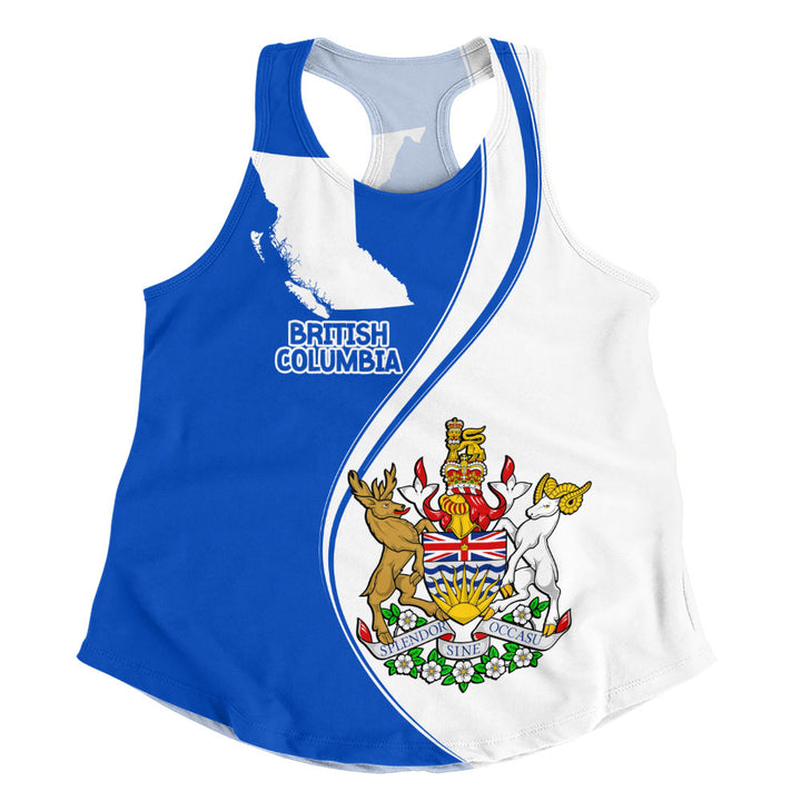 British Columbia Women Tank Canada Territories Pride