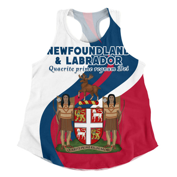 Newfoundland & Labrador Women Tank Crest Of Identity