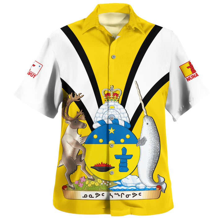 Nunavut Bowling Shirt Proud Provinces Collection