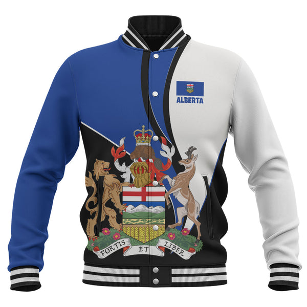 Alberta Baseball Jacket Heritage Pride Of The North