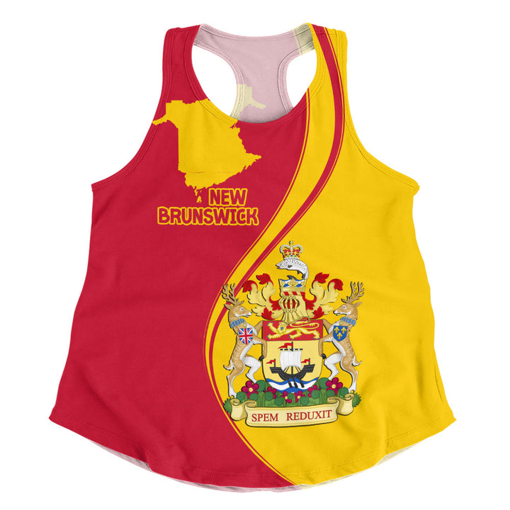 New Brunswick Women Tank Canada Territories Pride