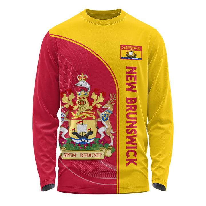 New Brunswick Long Sleeve T-Shirt Proud Provincial Heritage