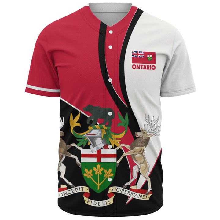 Ontario Baseball Shirt Heritage Pride Of The North