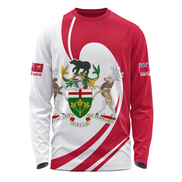 Ontario Long Sleeve T-Shirt Legacy Of The Noble Spirit