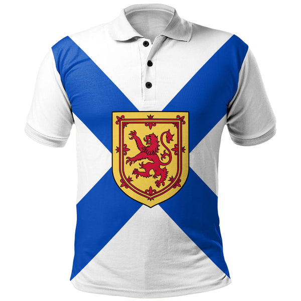 Nova Scotia Polo Shirt Flag Minimalist Pride Style