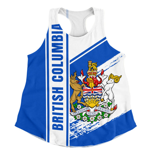 British Columbia Women Tank Heritage Strength Crest