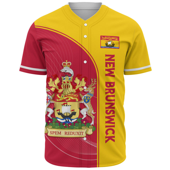New Brunswick Baseball Shirt Proud Provincial Heritage