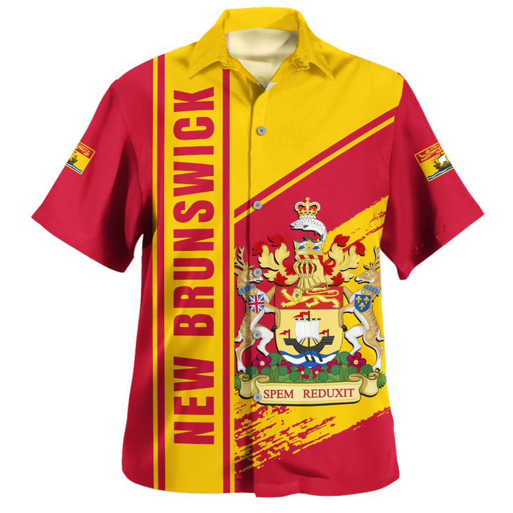 New Brunswick Bowling Shirt Heritage Strength Crest