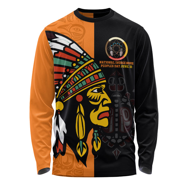 Canada Long Sleeve T-Shirt Indigenous Honor June 21 Edition