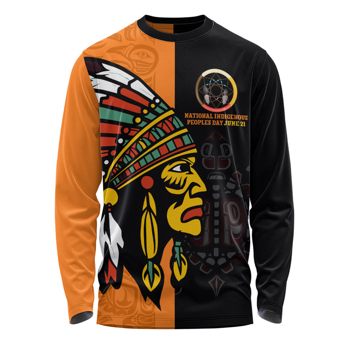 Canada Long Sleeve T-Shirt Indigenous Honor June 21 Edition