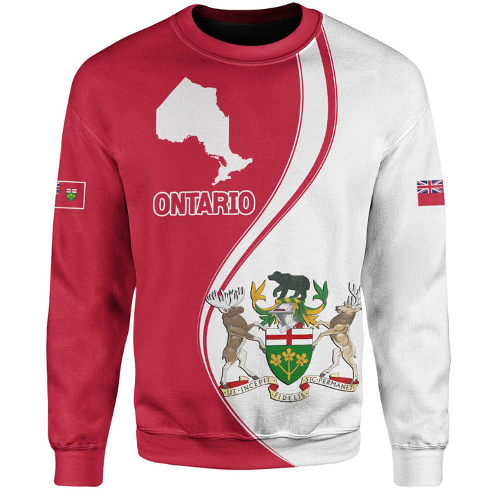 Ontario Sweatshirt Canada Territories Pride