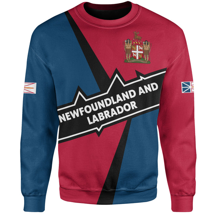 Newfoundland & Labrador Sweatshirt Loyal True North Provincial Style