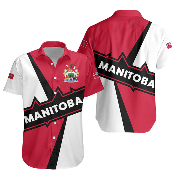 Manitoba Short Sleeve Shirt Loyal True North Provincial Style