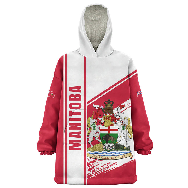 Manitoba Snug Hoodie Heritage Strength Crest