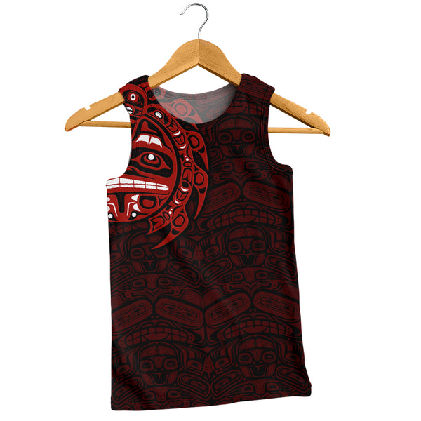 Canada Tank Top Red Wisdom Haida Edition
