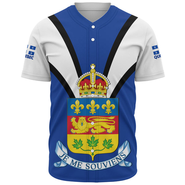 Quebec Baseball Shirt Proud Provinces Collection