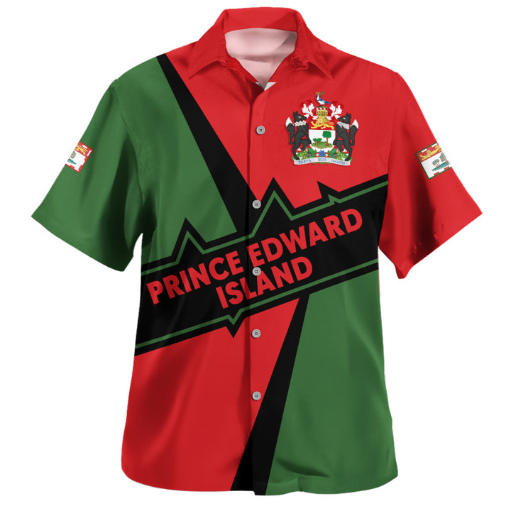 Prince Edward Island Bowling Shirt Loyal True North Provincial Style