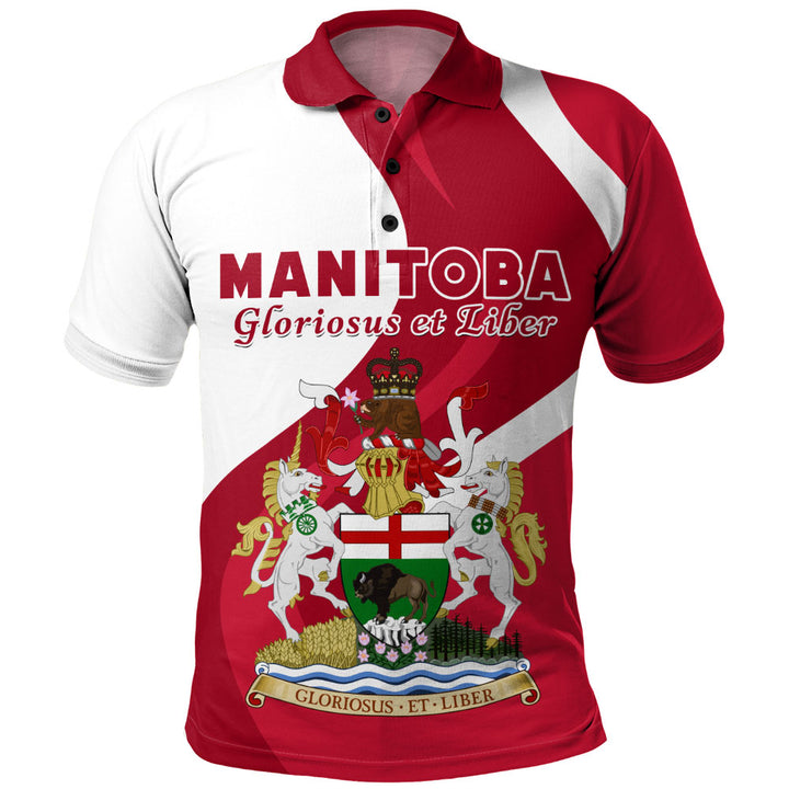 Manitoba Polo Shirt Crest Of Identity