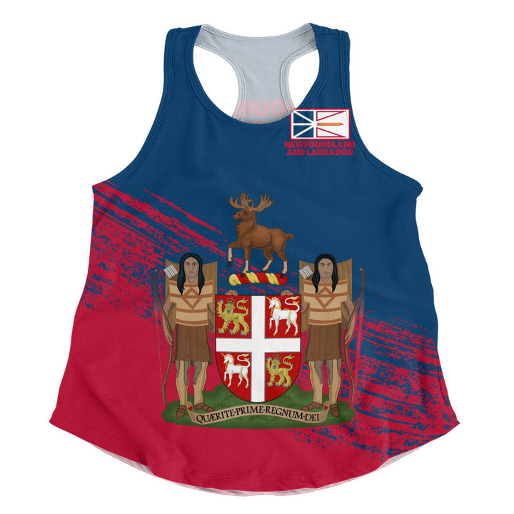 Newfoundland & Labrador Women Tank Pride Of The Provinces