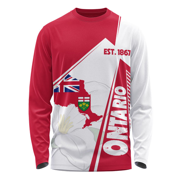 Ontario Long Sleeve T-Shirt United Provinces & Territories