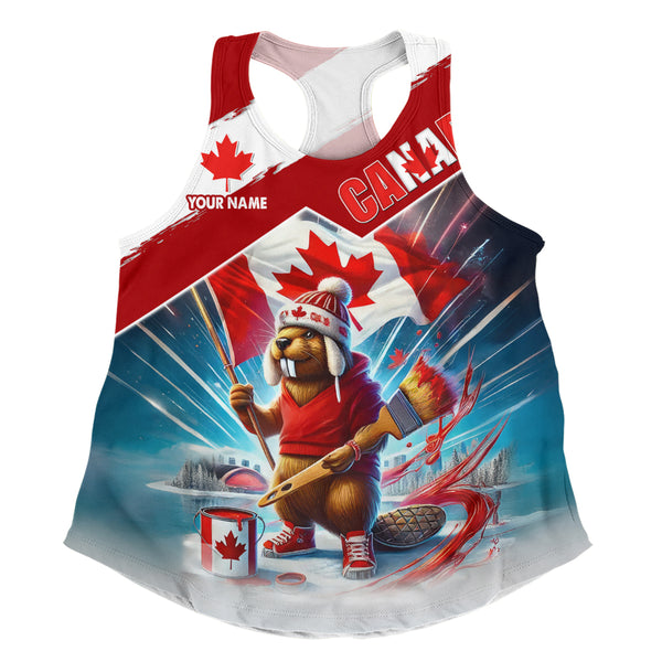 Canada Women Tank Canada Day Beaver Pride Edition