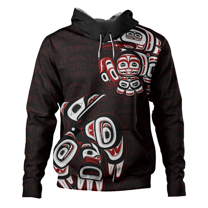 Canada Hoodie Haida Red Raven Rise