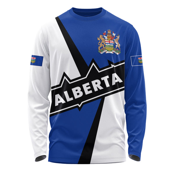 Alberta Long Sleeve T-Shirt Loyal True North Provincial Style