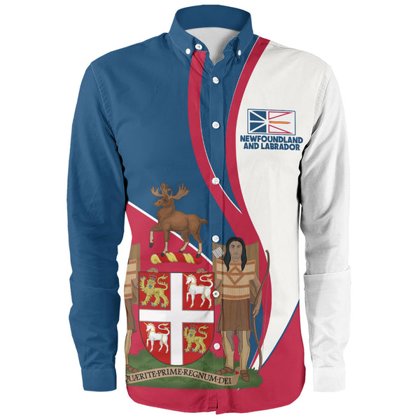 Newfoundland & Labrador Long Sleeve Shirt Heritage Pride Of The North