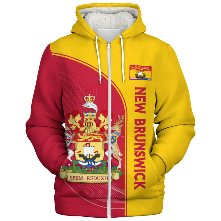 New Brunswick Sherpa Hoodie Proud Provincial Heritage