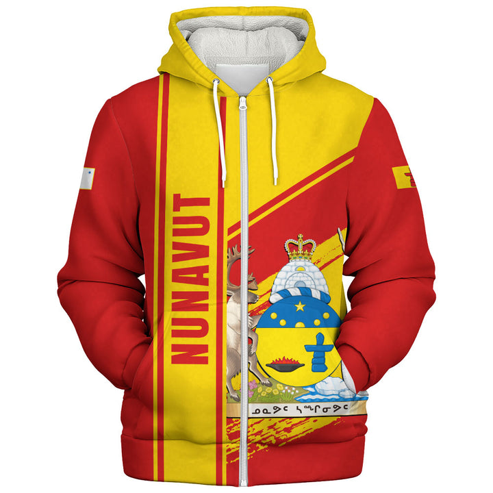 Nunavut Sherpa Hoodie Heritage Strength Crest