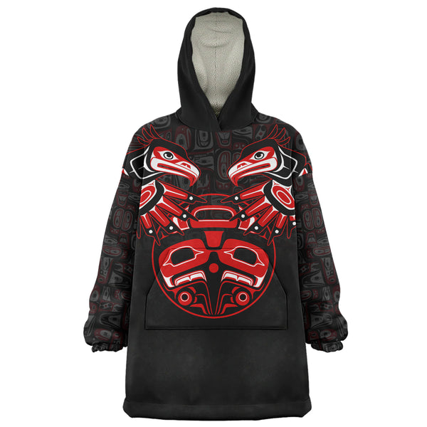 Canada Snug Hoodie Haida Twin Ravens