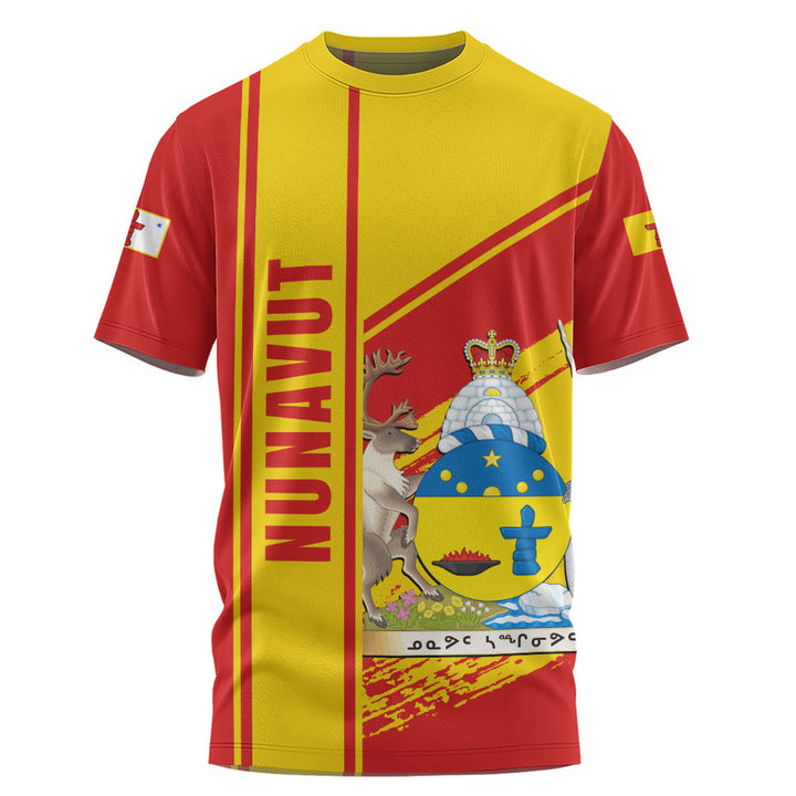 Nunavut T-Shirt Heritage Strength Crest