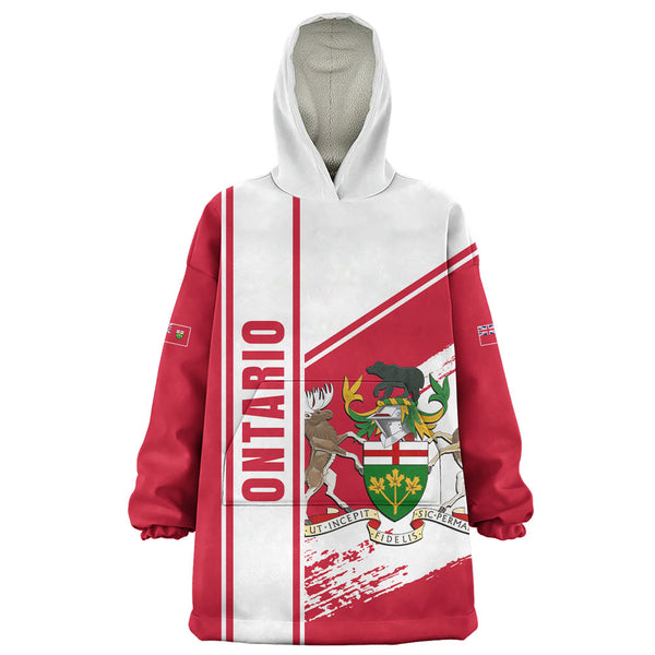 Ontario Snug Hoodie Heritage Strength Crest