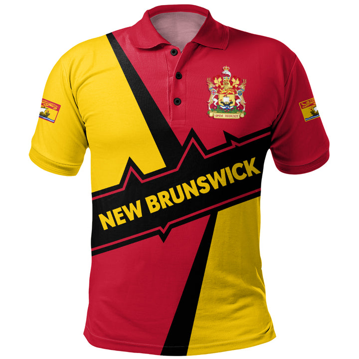 New Brunswick Polo Shirt Loyal True North Provincial Style