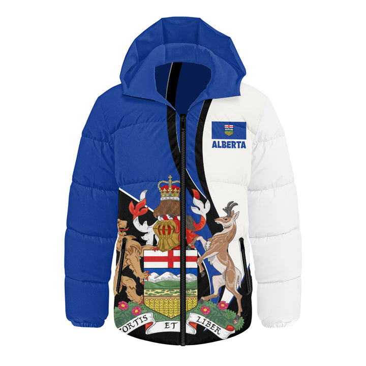 Alberta Hooded Padded Jacket Heritage Pride Of The North