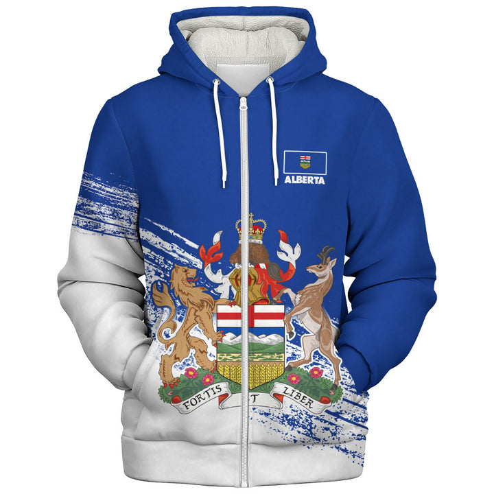 Alberta Sherpa Hoodie Pride Of The Provinces