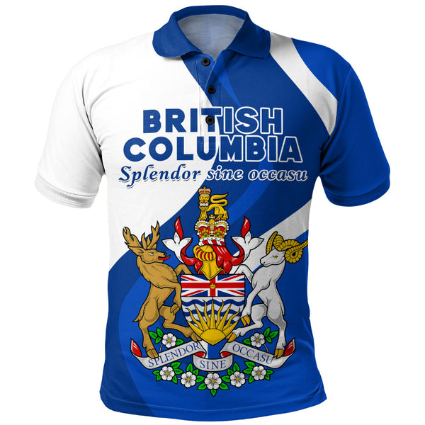 British Columbia Polo Shirt Crest Of Identity