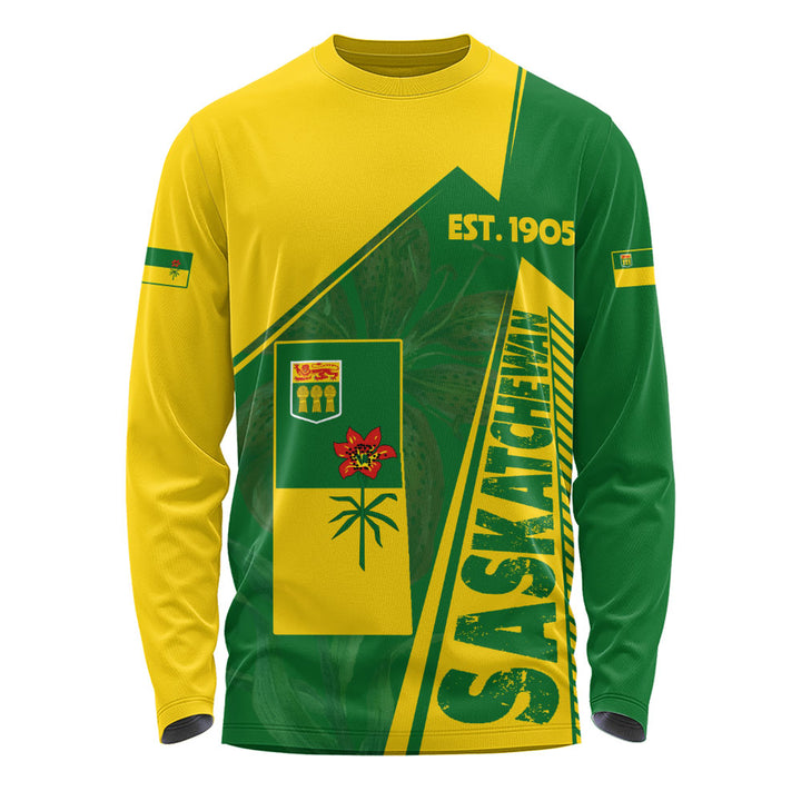Saskatchewan Long Sleeve T-Shirt United Provinces & Territories