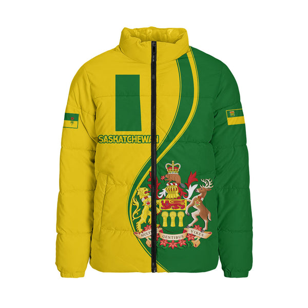 Saskatchewan Padded Jacket Canada Territories Pride